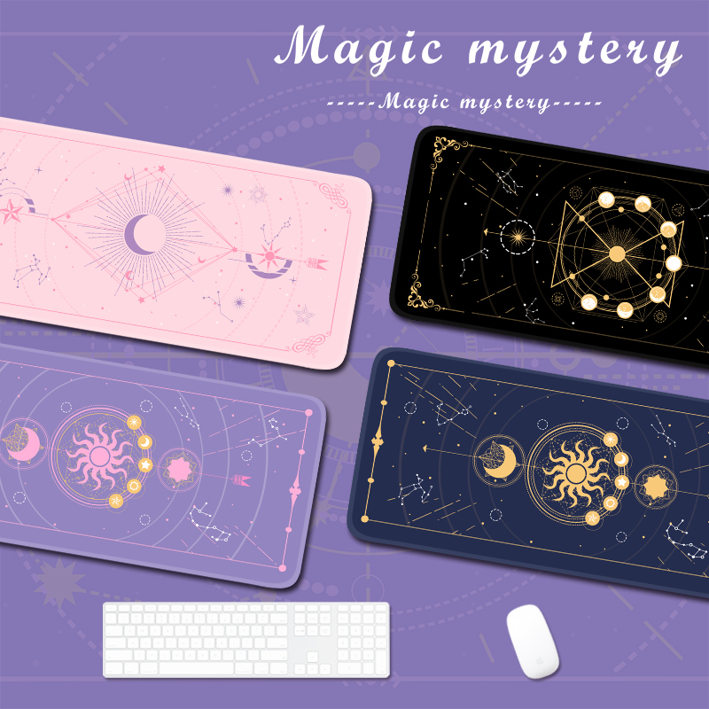 Laptop Accessories For Girls - Magic Moon Star Purple Extra Large