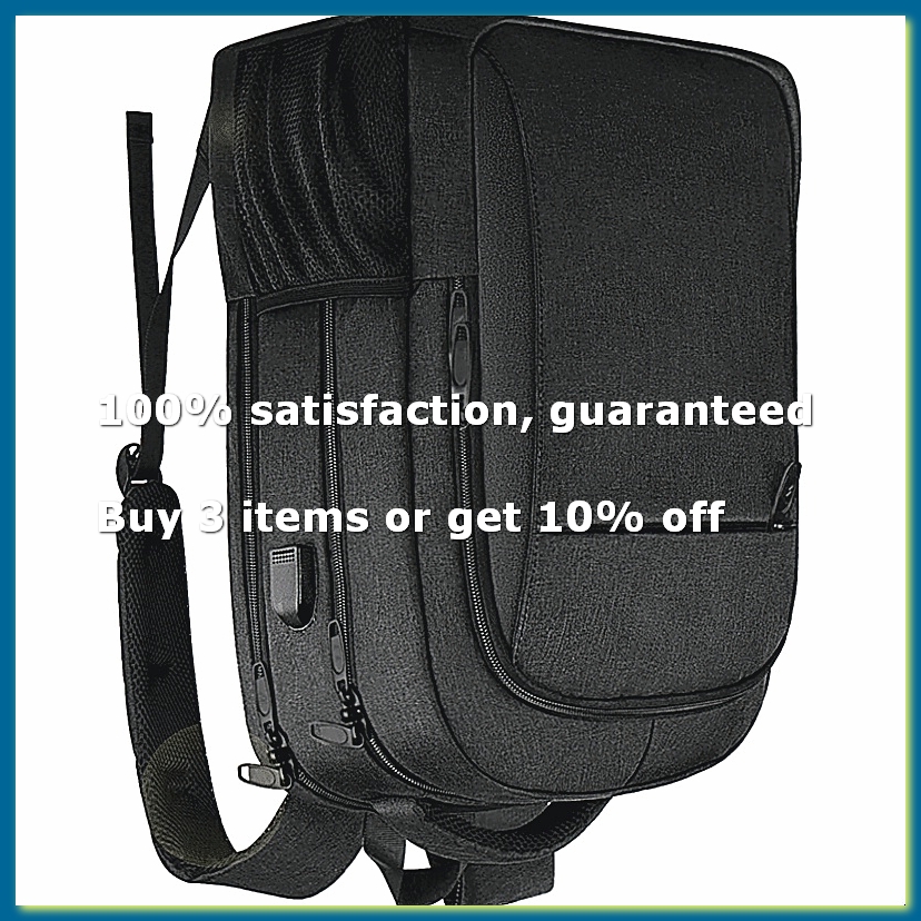 Laptop Bag Waterproof - Large Travel Laptop Backpack, Business Anti