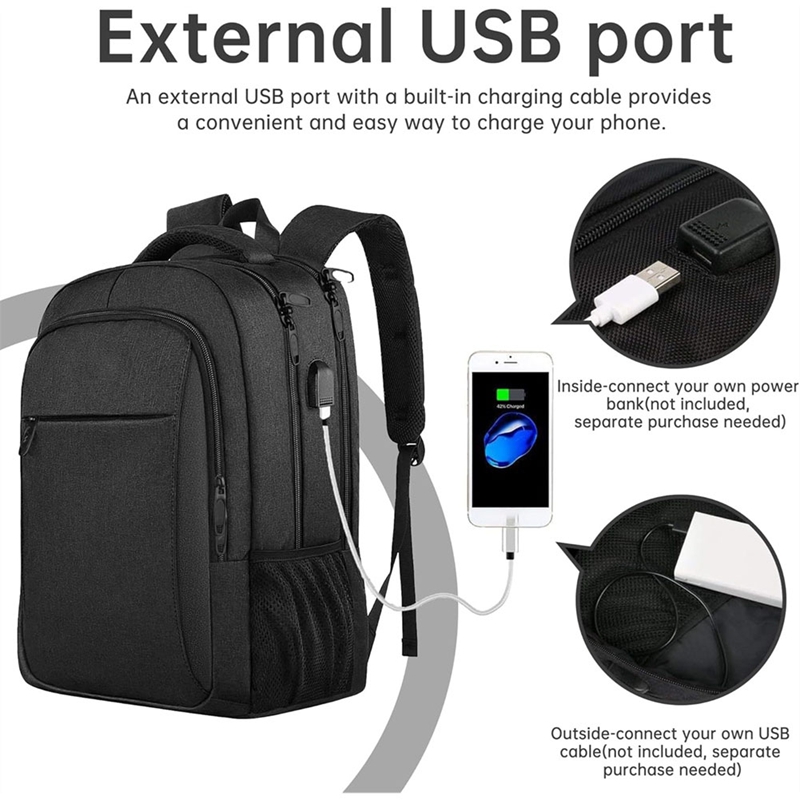 Large Travel Laptop Backpack,  - Laptop Bag Waterproof recension och pris