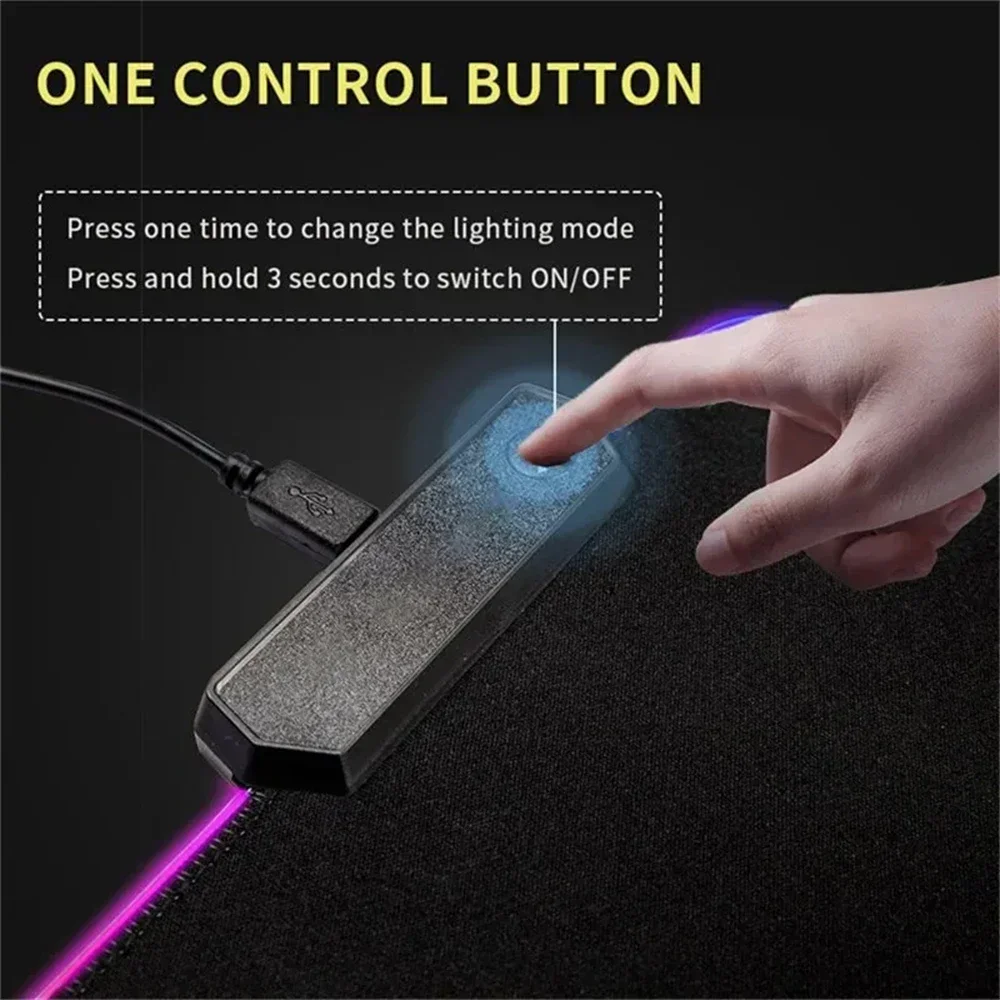 LED Table Mat Backlit RGB Non- - Laptop Accessories For Girls recension och pris