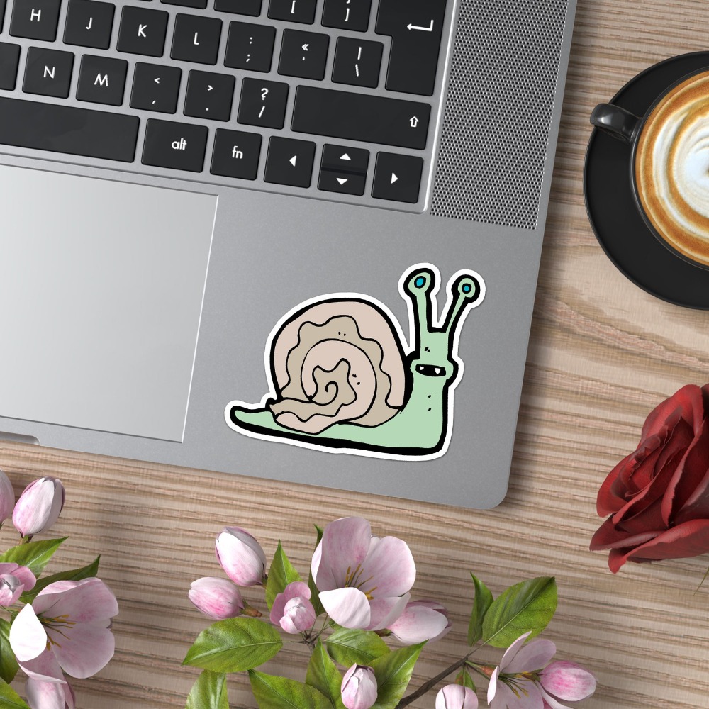 Cartoon Snail Vinyl Eye Catchi - Laptop Accessories Best recension och pris