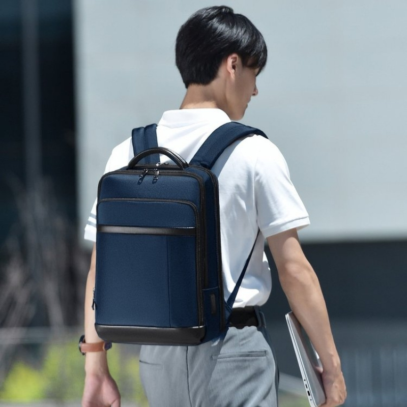 Men Laptop Business Backpack B - Laptop Bag Waterproof recension och pris