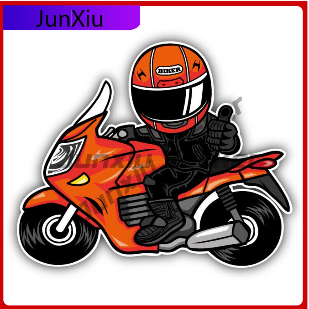 Funny Biker Cartoon Anime Best - Laptop Accessories Best recension och pris