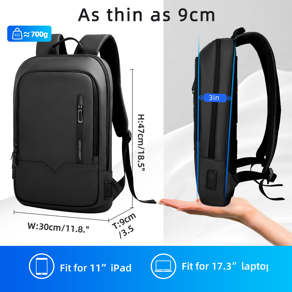 HK Slim Business Backpack for  - Laptop Bag Waterproof recension och pris