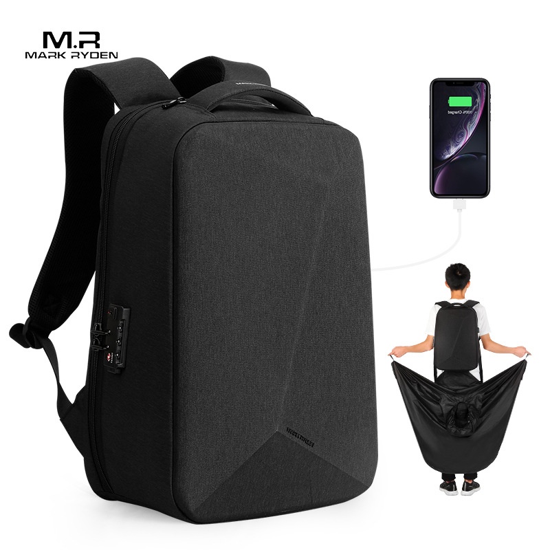 Mark Ryden Men Backpack Busine - Laptop Bag Waterproof recension och pris
