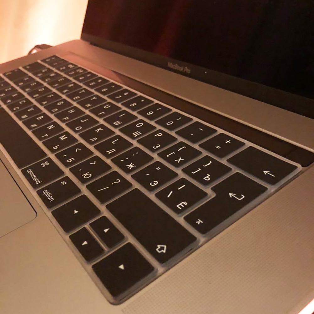 Soft for Macbook Pro 13 touchb - Keyboard Cover Silicone recension och pris