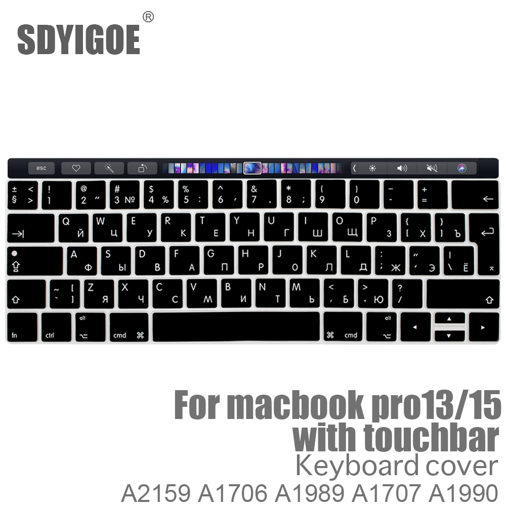 Soft for Macbook Pro 13 touchb - Keyboard Cover Silicone recension och pris