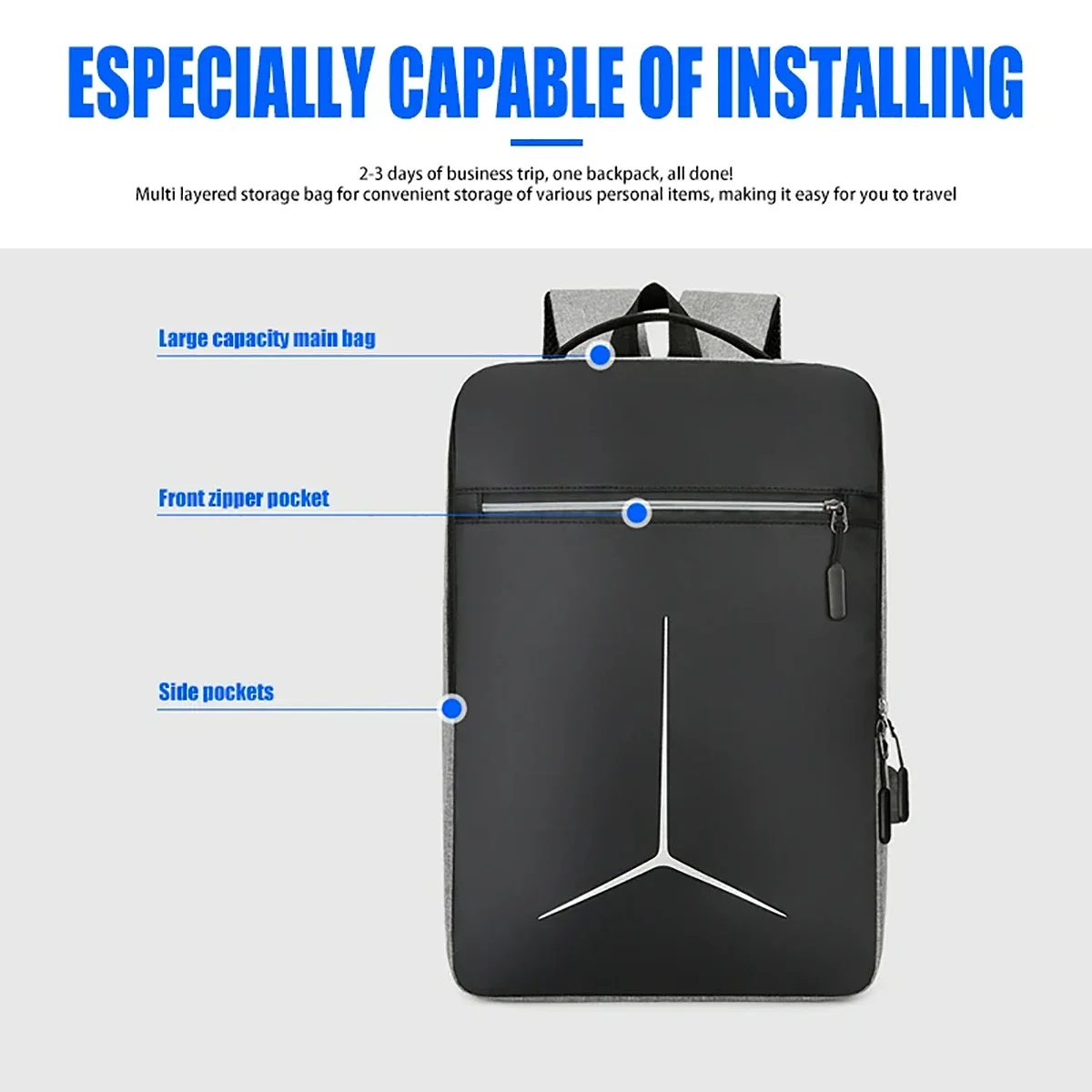Fashion Anti Theft USB Waterpr - Laptop Bag Waterproof recension och pris